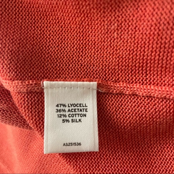 Amber Sun Burnt Orange Button Up Cardigan with Drawstring Belt and Patch Pockets - Picture 9 of 10